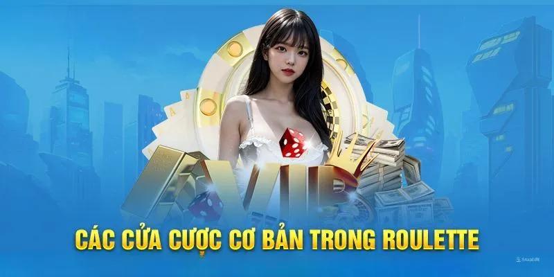 Đa dạng các cửa cược trong roulette